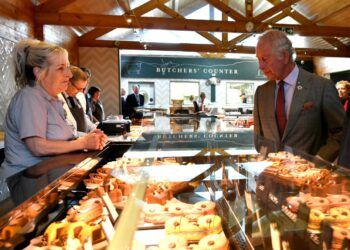 Prince Charles tours Eden