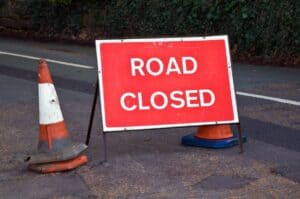 A595 closed following serious crash