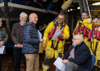 VIDEO: Workington RNLI visited by Carnegie Singers