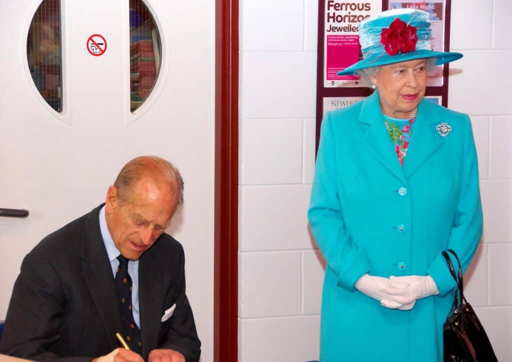 The Queen and Duke of Edinburgh at the opening of the Beacon Museum, in Whitehaven