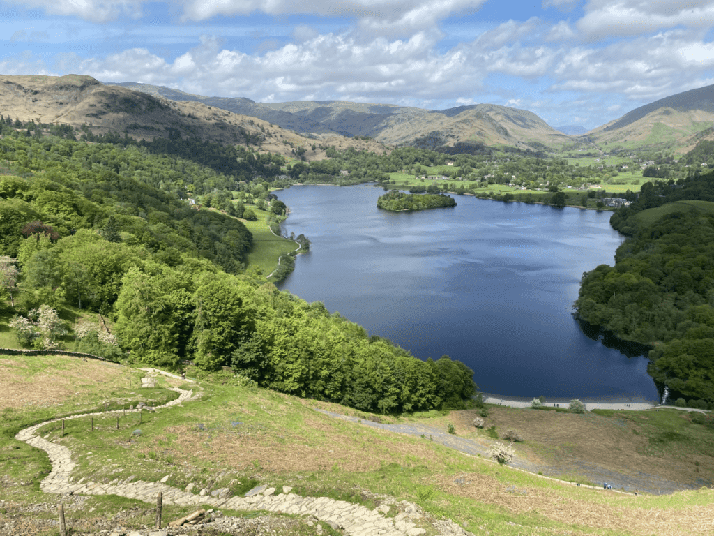 A path repaired by Fix the Fells at Loughrigg