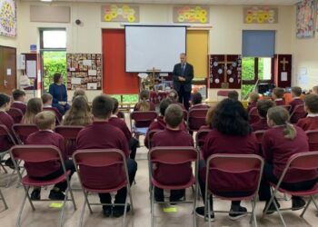 MP Neil Hudson at Shap Church of England Primary School