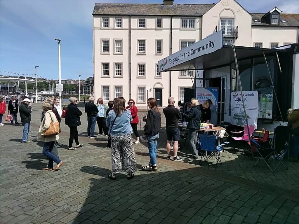 Cumbria Region Royal Pigeon Racing Association at Whitehaven habour