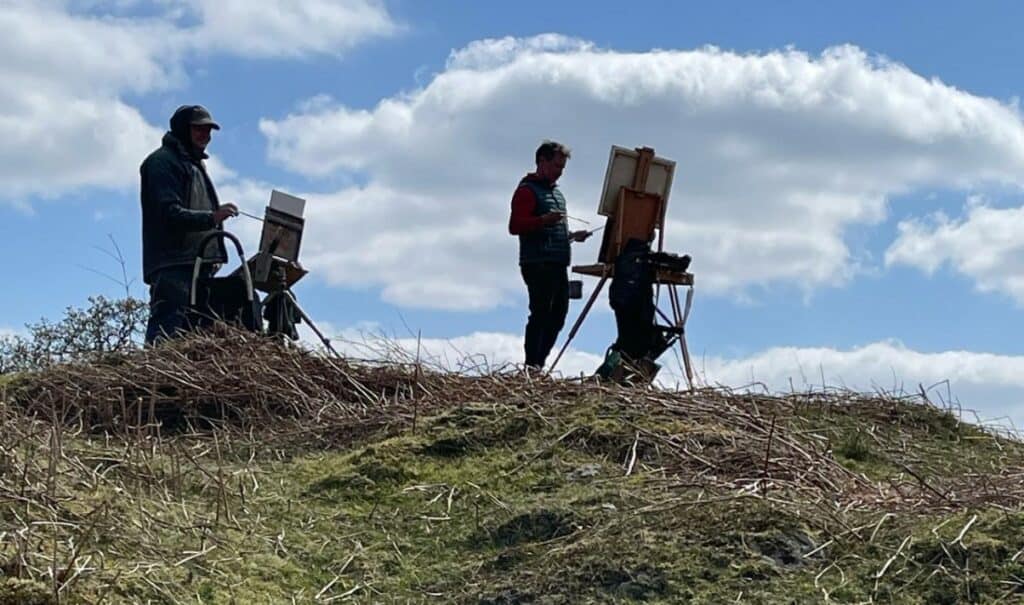 Artists at work in the Lake District