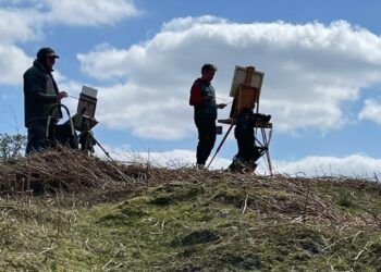 Artists at work in the Lake District
