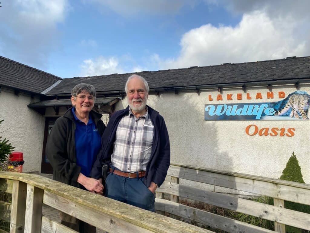 Jo and Dave Marsden, of Lakeland Wildlife Oasis