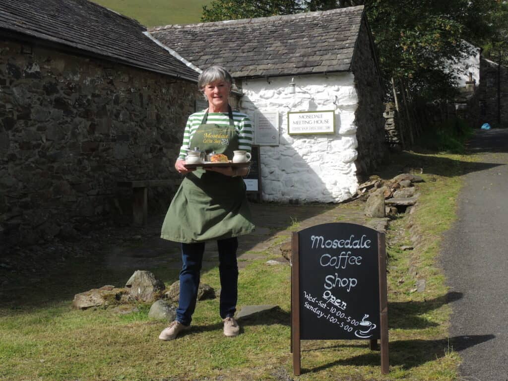 Margret Rose at Mosedale café