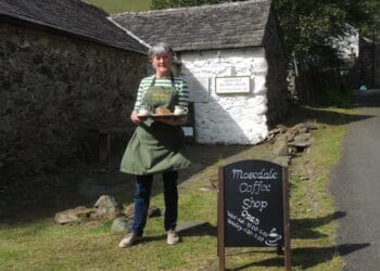 Margret Rose at Mosedale café