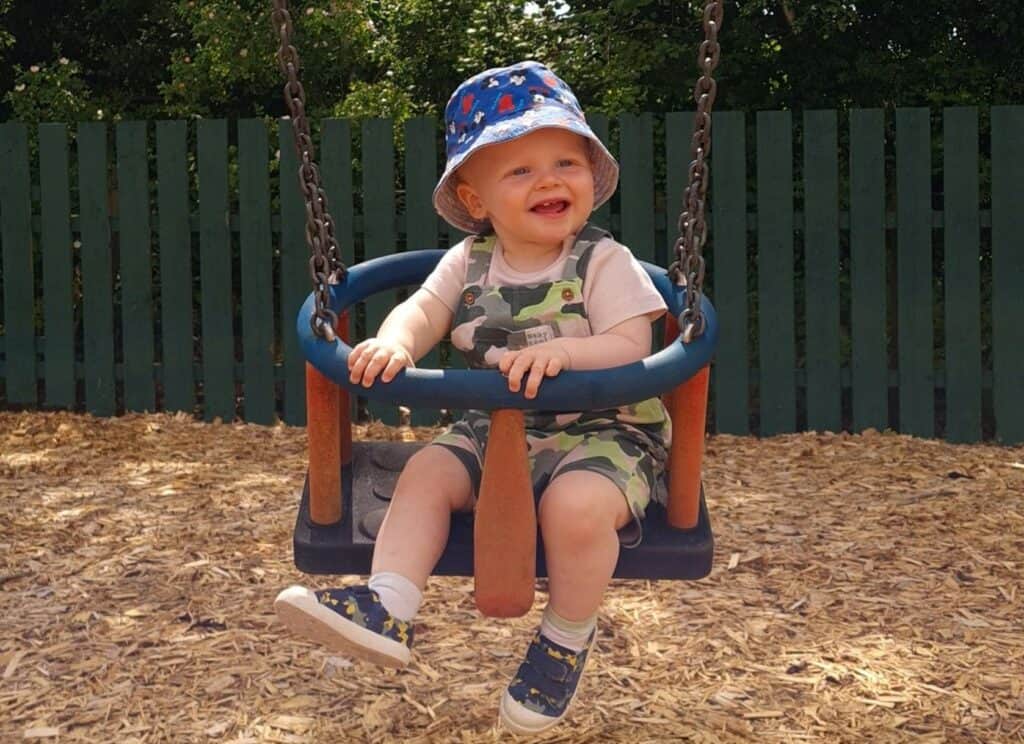 One-year-old Oliver Lancaster was diagnosed at just 11 months old.