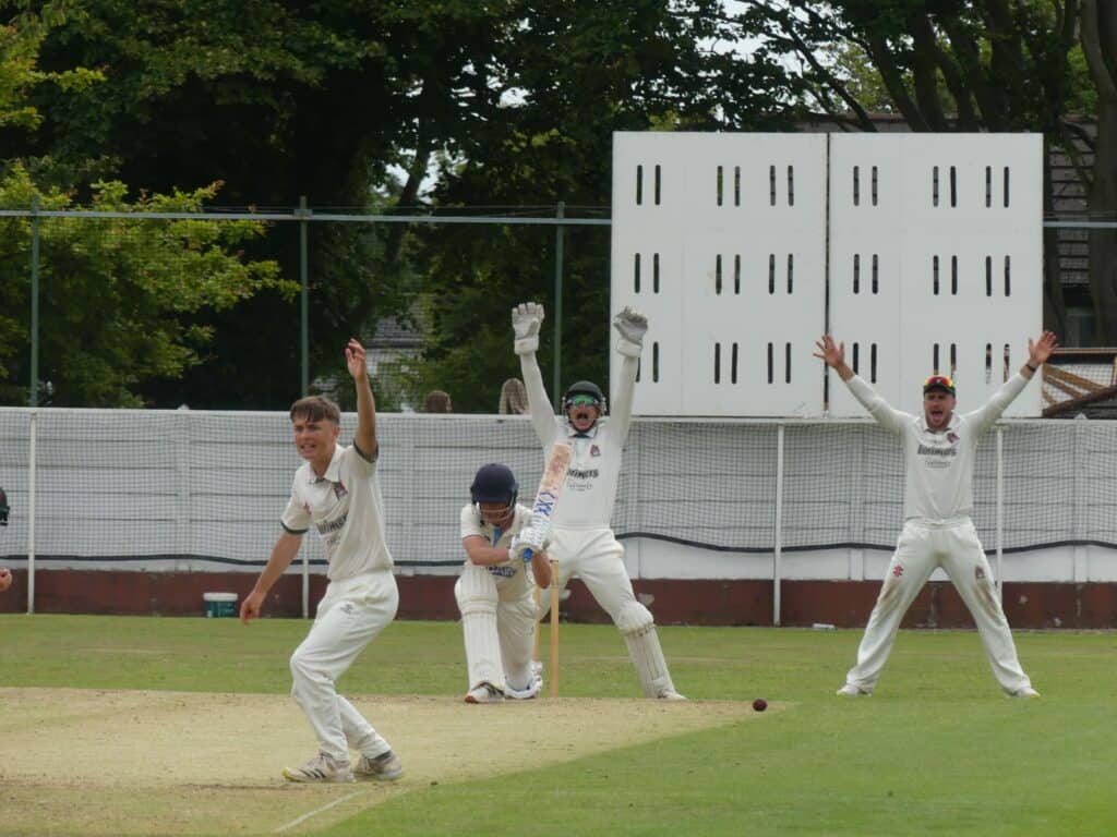 From bowling against Cambridgeshire  to bowling against England's one day stars - Carlisle's Josh Stirling. Pic Lesley Cairns.
