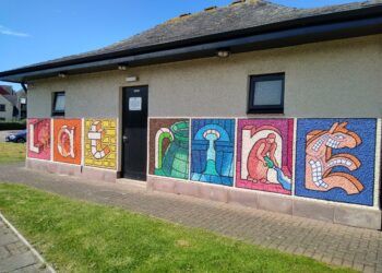 Maryport's public toilets have had a vibrant make over