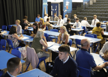 Students from William Howard School taking part in mock interviews conducted by Cumbrian employers at an event organised by charity and training provider Inspira on Monday (July 11) as part of its Link progra