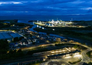 VIDEO AND PICTURES: Bird’s eye view of Workington at night