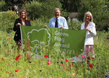 Distington Crematorium receiving Green Flag Award