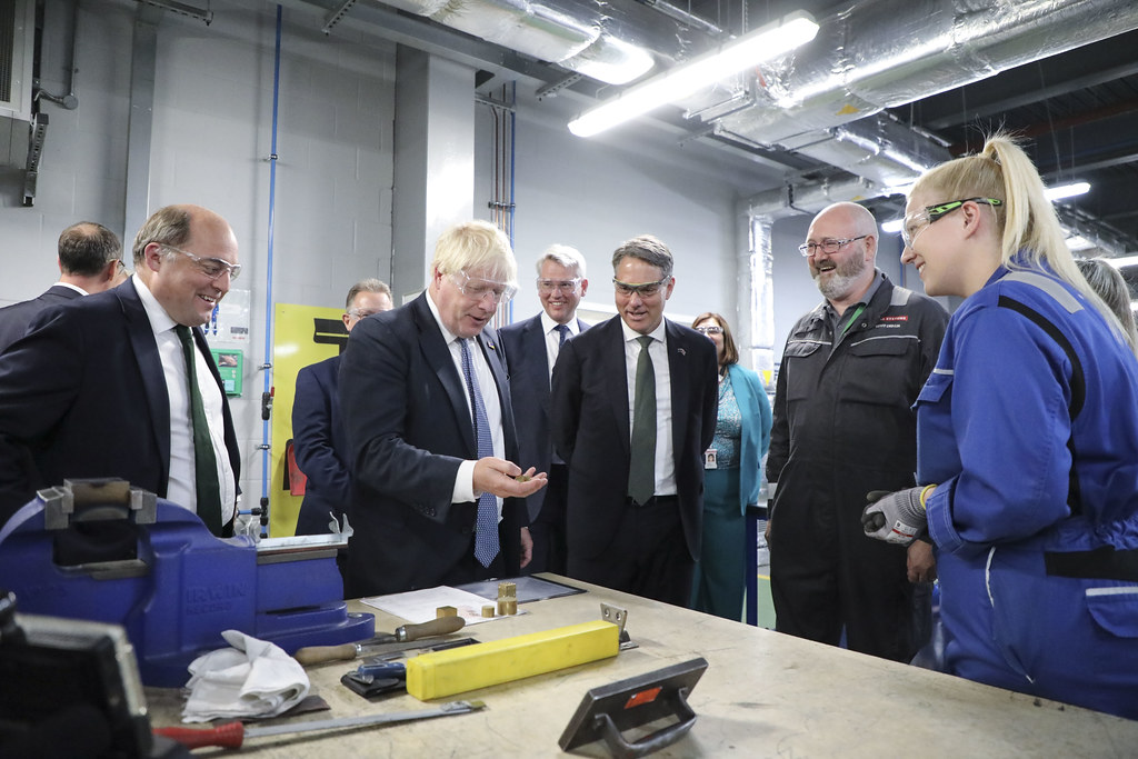 Boris Johnson visits BAE Systems in Barrow cumbriacrack