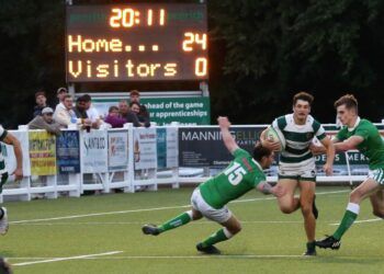 Wigton try their best to break down Penrith’s defences
