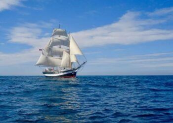 Tall ships in Whitehaven today