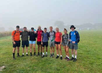 Youngsters conquer gruelling 69-mile charity walk in scorching weather