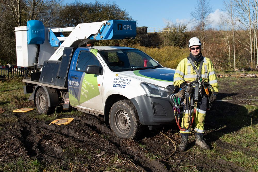 An Electricity North West Engineer 