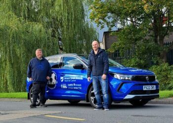Cumbrian dads supported by top football clubs to take on epic drive for charity
