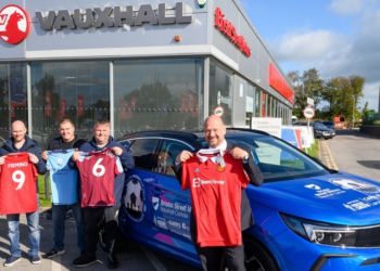 Football dads raise £5,000 during 72 hour marathon drive for Prostate Cancer UK