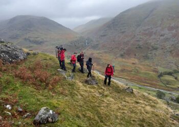 Injured walker rescued after fall from top of Lake District fell