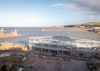 VIDEO: Whitehaven’s new £4.7 million coastal activities centre begins to take shape