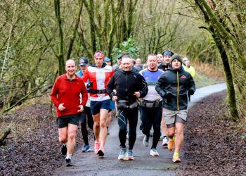 Sports legend Kevin Sinfield joins Gary McKee for 354th marathon