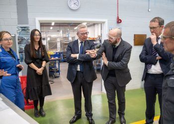 Levelling Up Minister Michael Gove visits BAE Systems