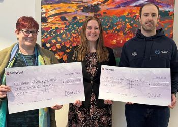 £3,000 raised for charity by Cumbrian accountants