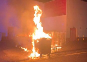 Firefighters tackle industrial bin blaze in Carlisle