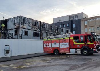 VIDEOS: Fire crews tackle blaze at West Cumberland Hospital