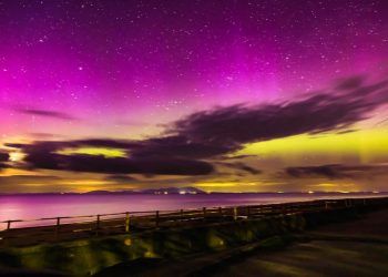Northern Lights set Cumbria’s skies ablaze with colour