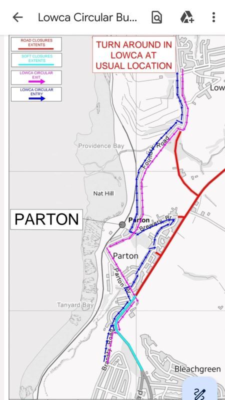 Reminder A595 shut this weekend for essential roadworks