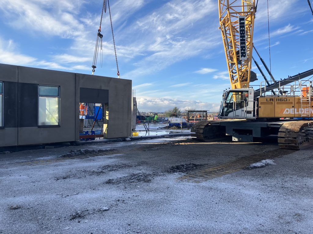 Work is progressing on the new West Cumberland hospital