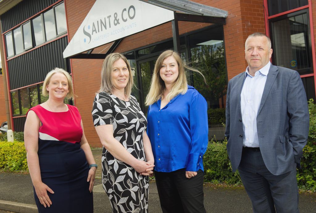 From left: Lindsay Farrer, Sophie Graham, Alex Dent and Stuart Farrer at Saint & Co