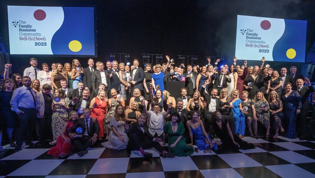 Winners at the North West Family Business Awards 2023