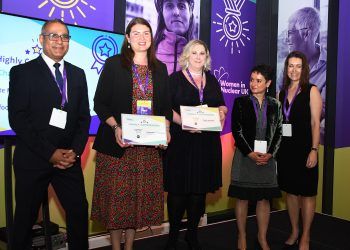 Left to right: Dipak Arya (NDA), Charlotte Prestwich (Babcock International Group), Claire Morfoot (Morgan Sindall Infrastructure), Mina Golshan (NDA) and Pip Hatt (Magnox)