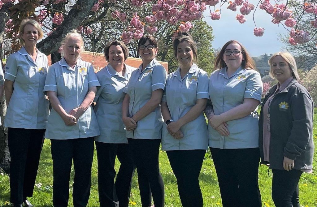 Stella Walsh (Right), the Support at Home Service Lead and the Support at Home Service Team

 