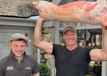 Lake District butcher visited by internet sensation Carnivore King