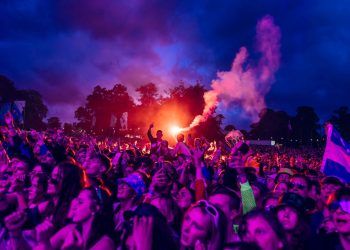 Manchester mayor Andy Burnham appears at Kendal Calling