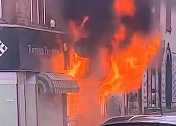 WATCH: Penrith shop gutted by serious fire