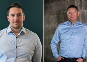 Mark Sisson, director of clean energy at Delkia (left) and Eddie Black, managing director of Eco (right)