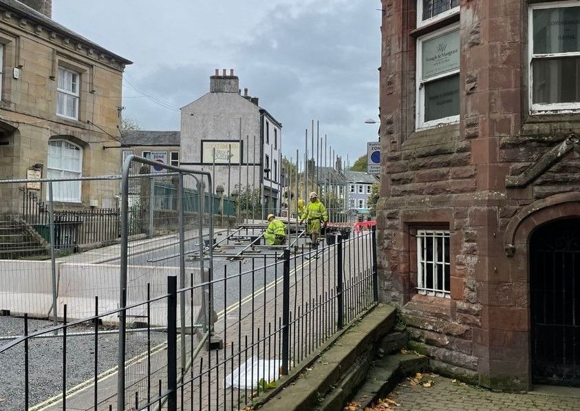 Old Courthouse collapse Cockermouth bridge set to reopen to