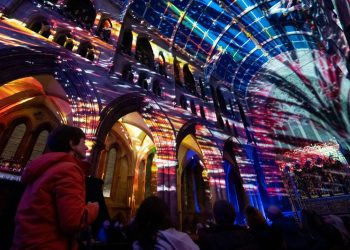 Spectacular light and sound show at St Bees Priory