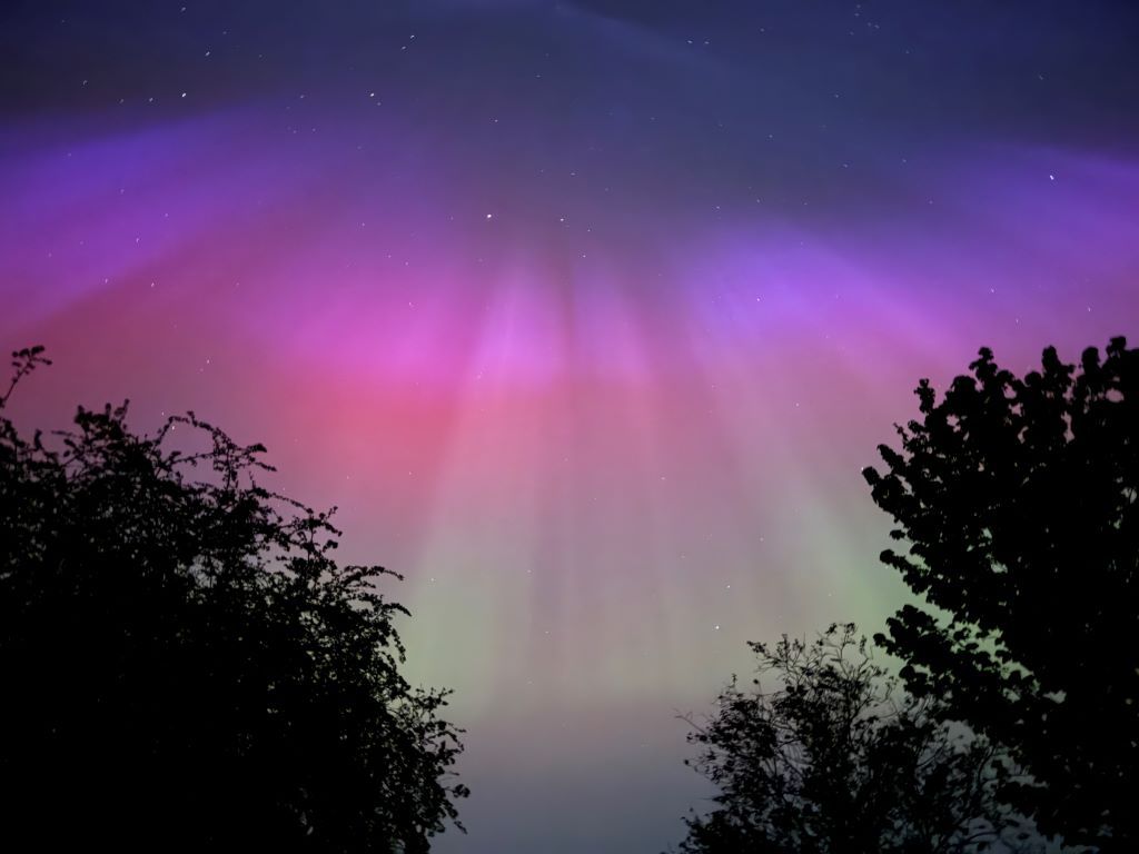 Taken between 11.45pm Friday May 10 and 12.15am Saturday May 11 by Andy Beale at Hutton In the Forest