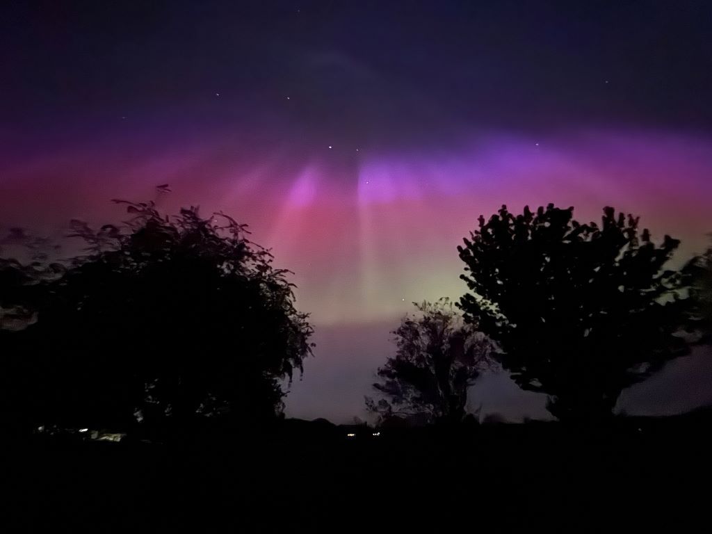 Taken between 11.45pm Friday May 10 and 12.15am Saturday May 11 by Andy Beale at Hutton In the Forest